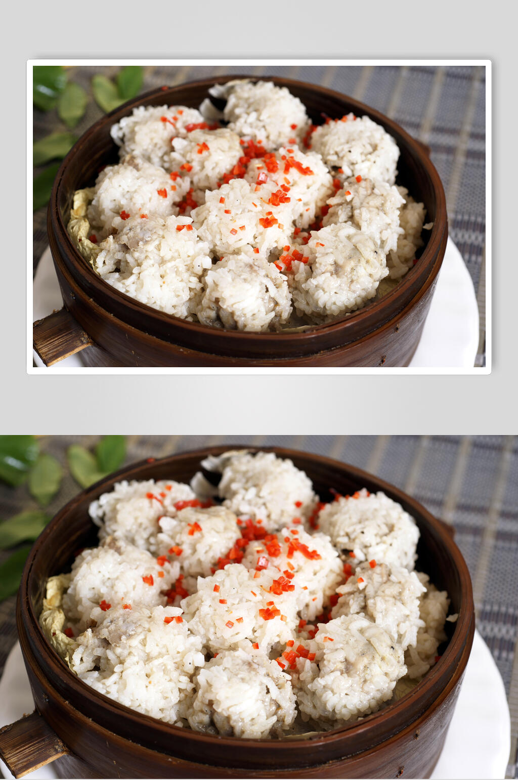 蒸菜糯米排骨高清图片素材