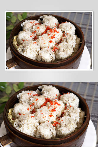 蒸菜糯米排骨高清图片