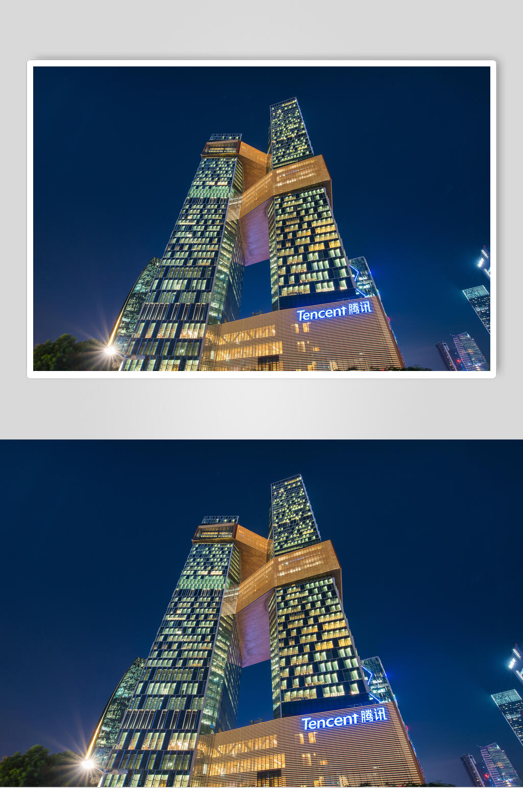 城市建筑夜景摄影图片素材