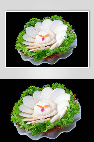 火锅配菜菇肉图片