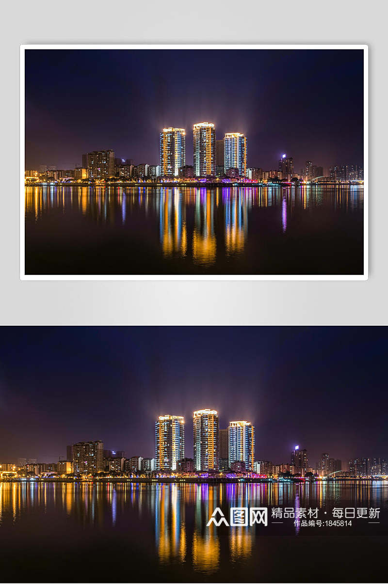 重庆城市夜景风光摄影图片素材