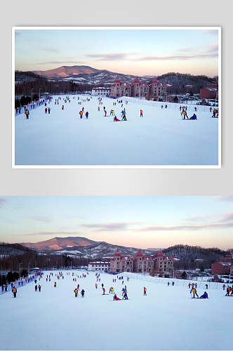 哈尔滨亚布力滑雪场高清图片