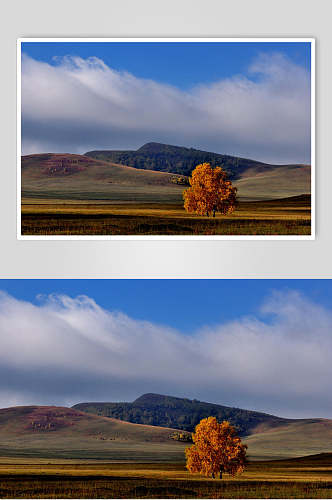 乌兰布统风景平原高清图片