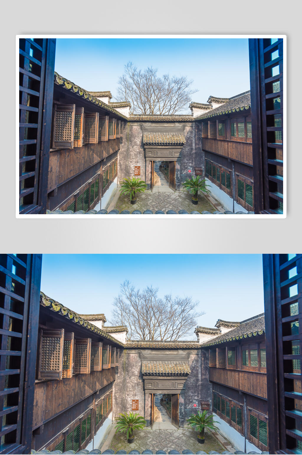 江南古镇浙江西塘高清图片素材