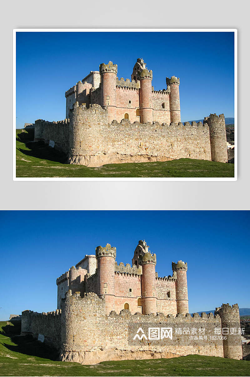 欧洲城堡古堡摄影素材图片素材