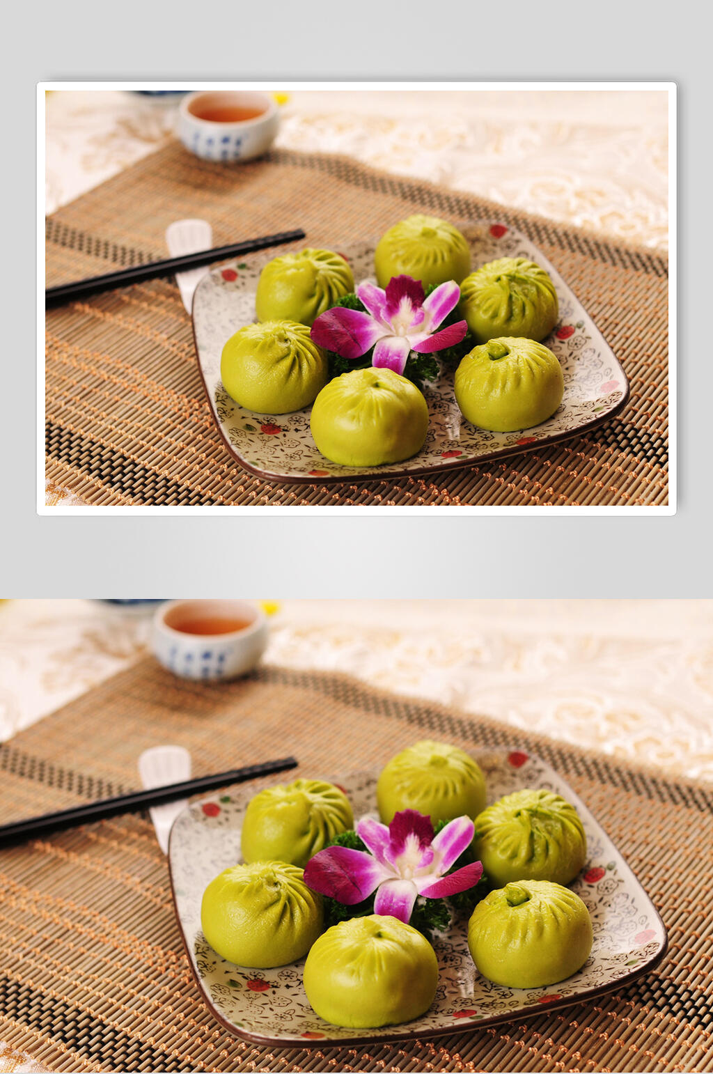 蔬菜包子小笼包图片素材
