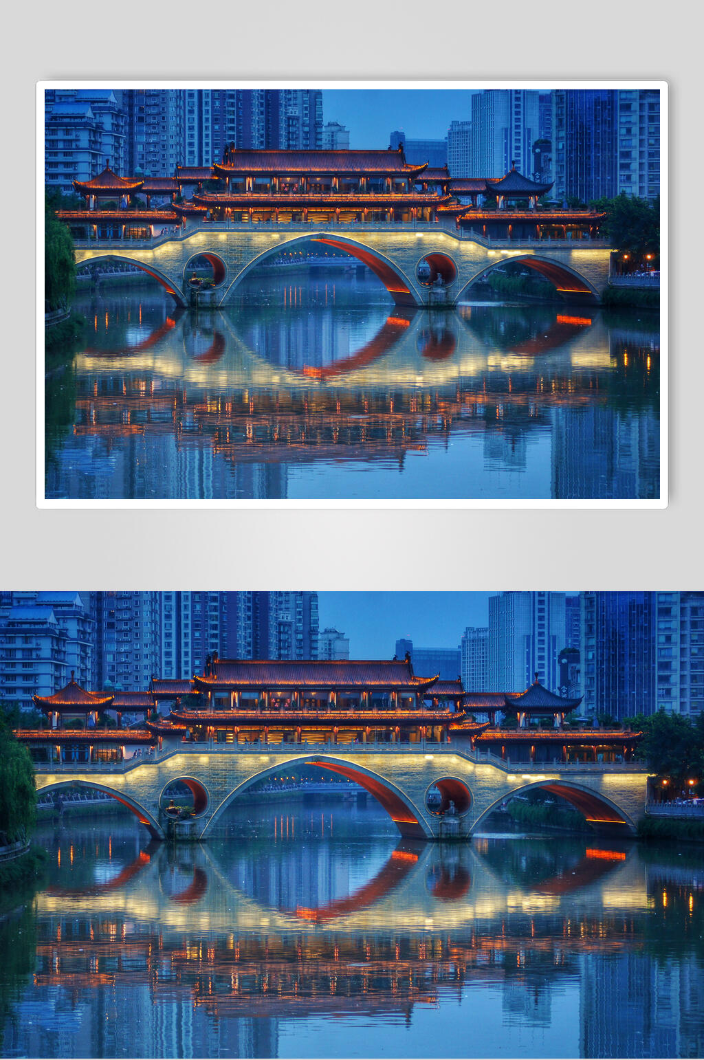 成都九孔桥高清图片素材
