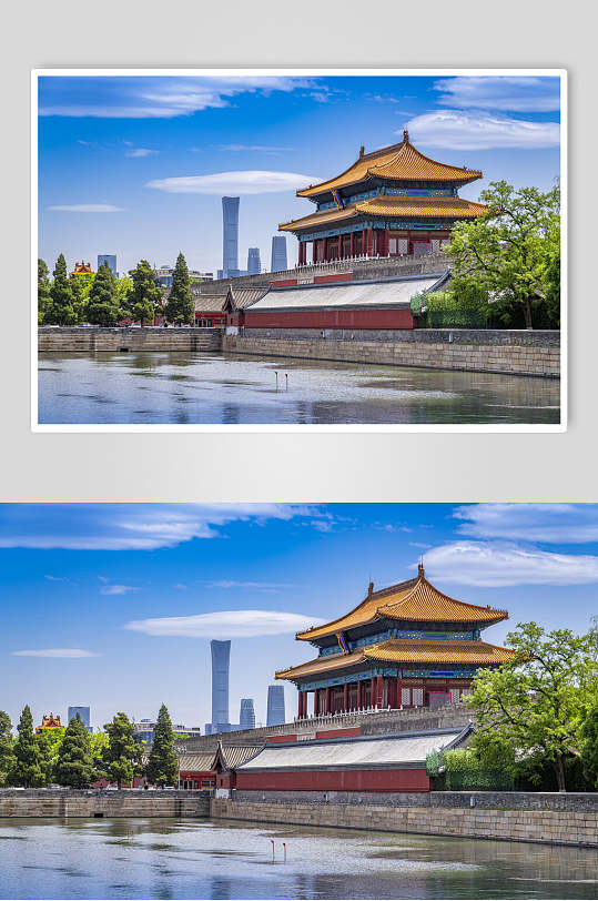 中国风古建筑景观图片 摄影图