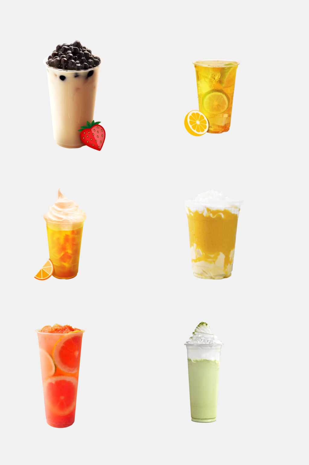 抹茶冰激凌元素素材素材