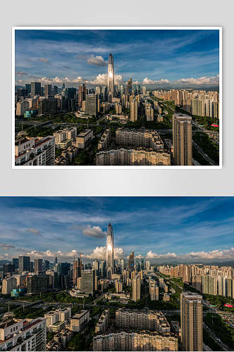 深圳城市风光建筑群图片