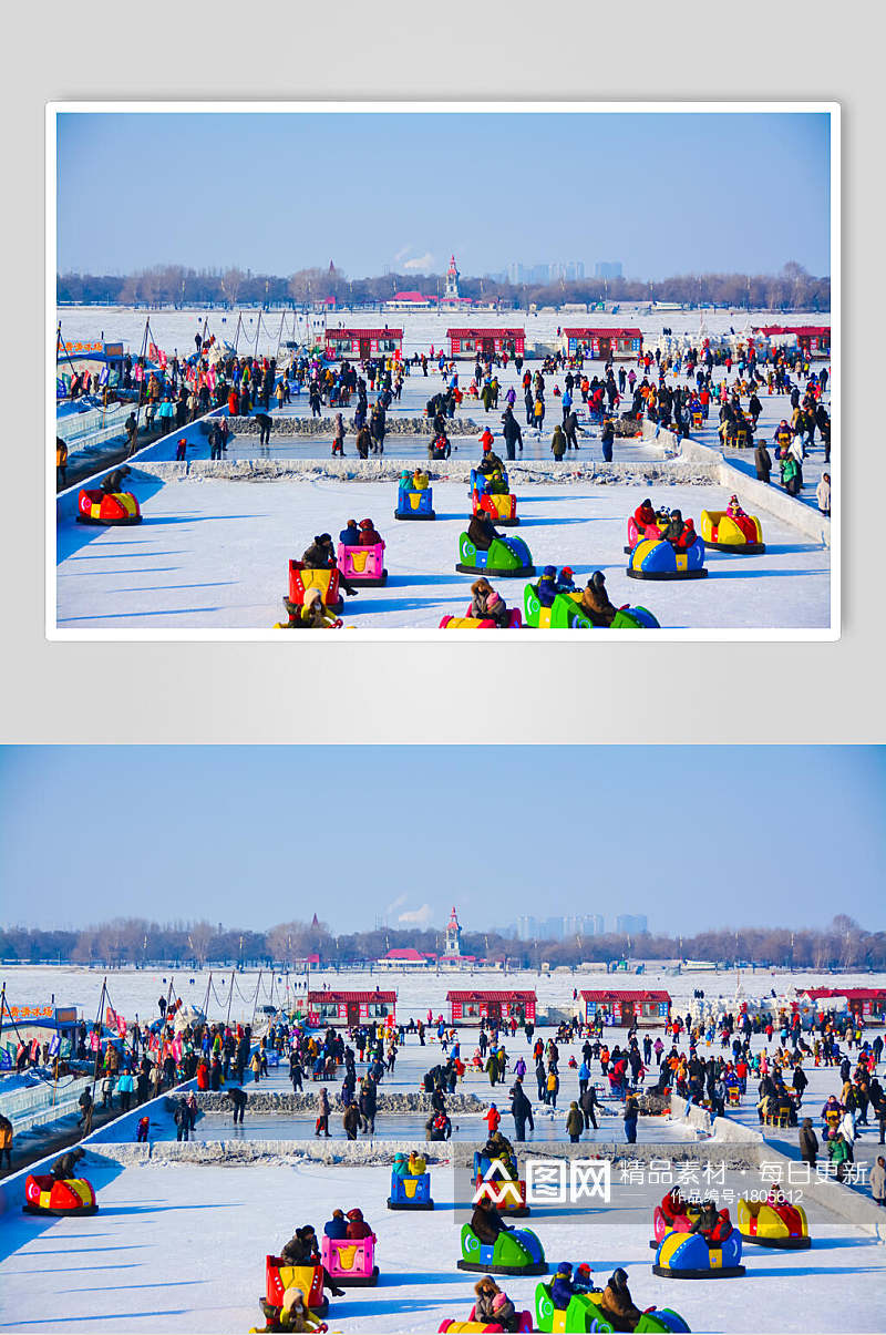 哈尔滨滑雪高清图片素材