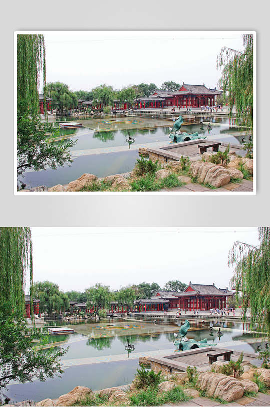 陕西西安华清池景区高清图片
