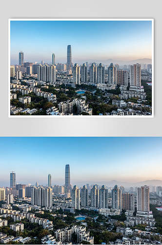 生态深圳罗湖建筑城市风光高清图片