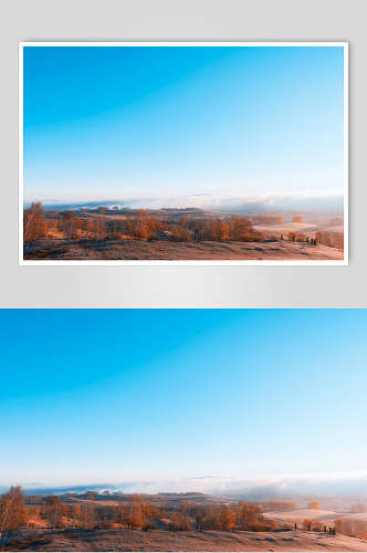 乌兰布统风景远景图片