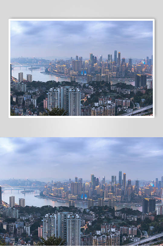 特色重庆城市摄影插画图片