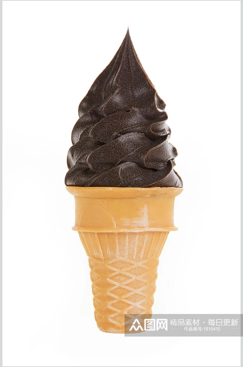 巧克力冰淇淋图片素材