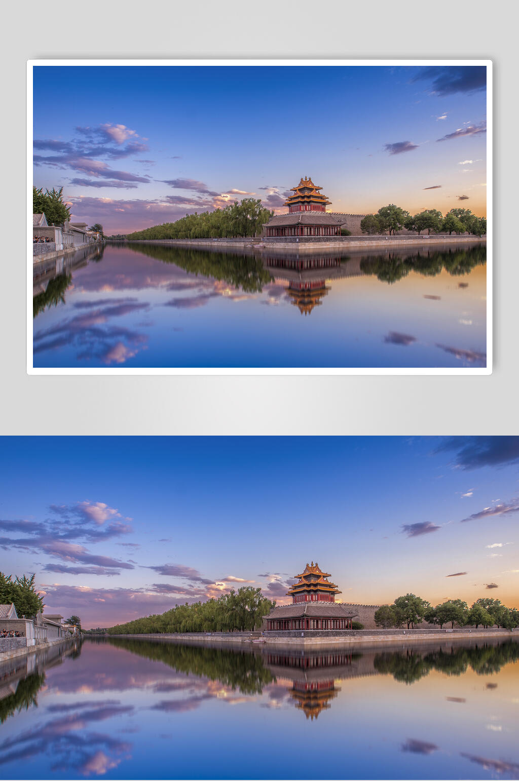 北京风光建筑倒影摄影图片素材