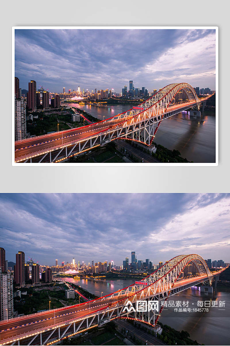 重庆城市夜景主题图片素材