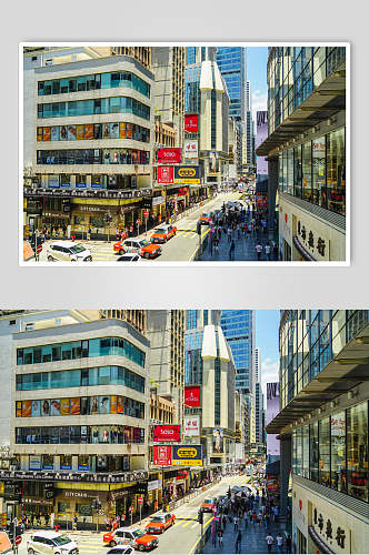 香港风景拐弯道路建筑图片