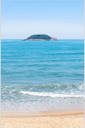 惠州双月湾的海岛高清图片