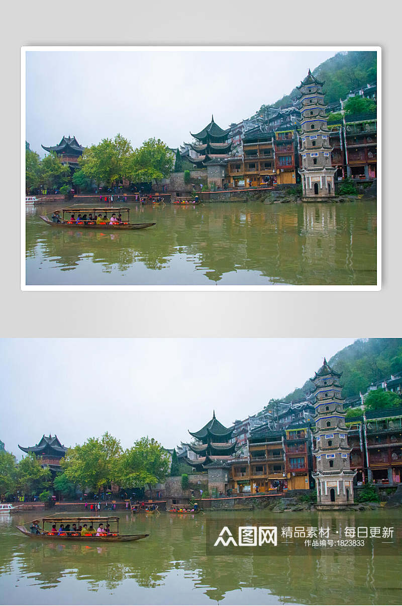 凤凰古城摄影背景素材元素图片素材