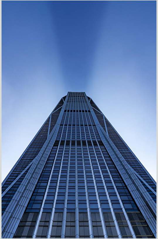 深圳平安大厦仰拍高清图片