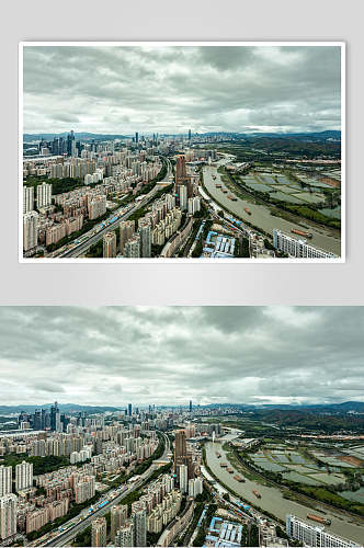 深圳城市天际线高清图片