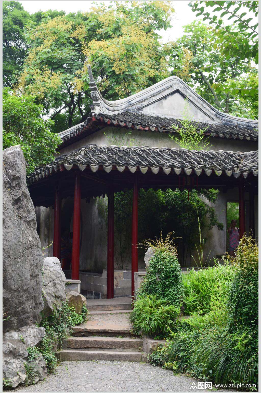 明清时期的苏州园林高清图片