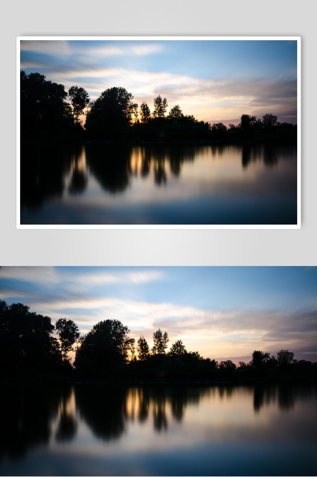 湖泊湖面摄影背景图片素材