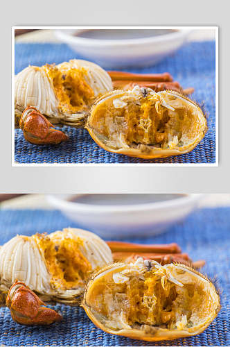 精选海鲜蟹膏螃蟹大闸蟹图片