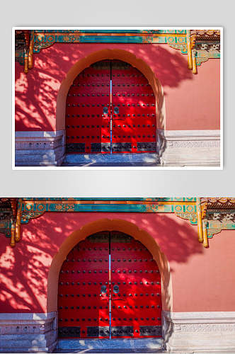 中国风古建筑景观摄影背景元素图片 摄影图