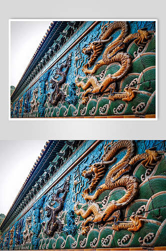 中国风北京风光建筑城墙摄影图片