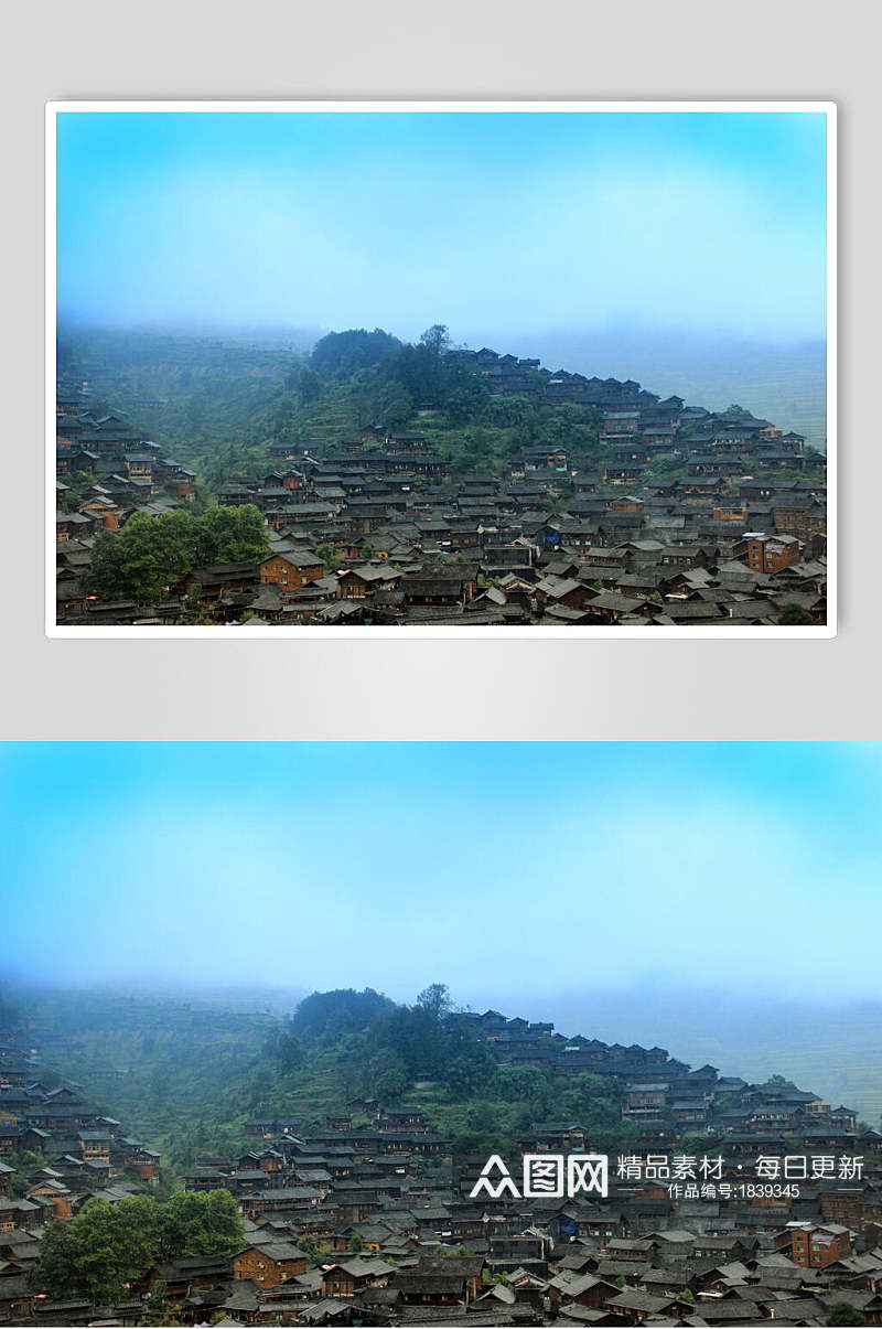 民族风情苗寨风景摄影素材图片素材