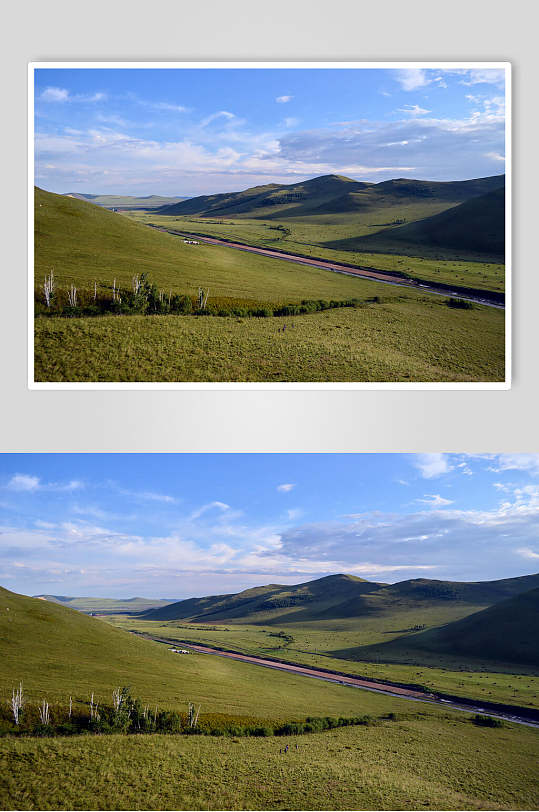 内蒙古呼伦贝尔大草原风景高清图片
