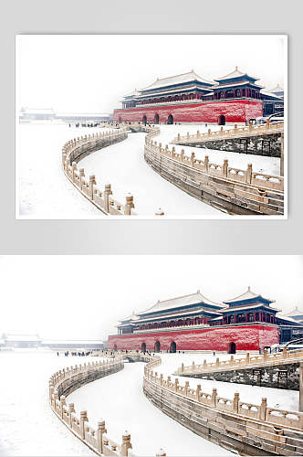 壮观北京风光建筑摄影元素图片