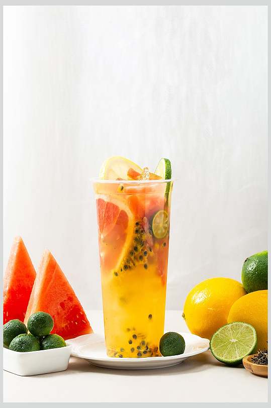 营养健康奶茶水果茶摄影图片