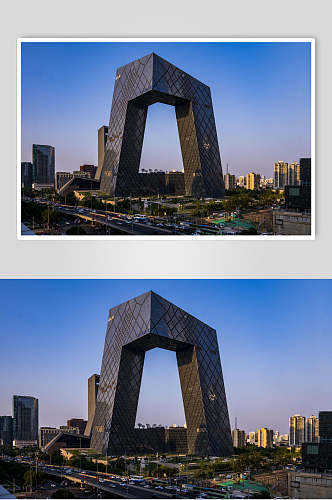 现代北京风光建筑摄影图片