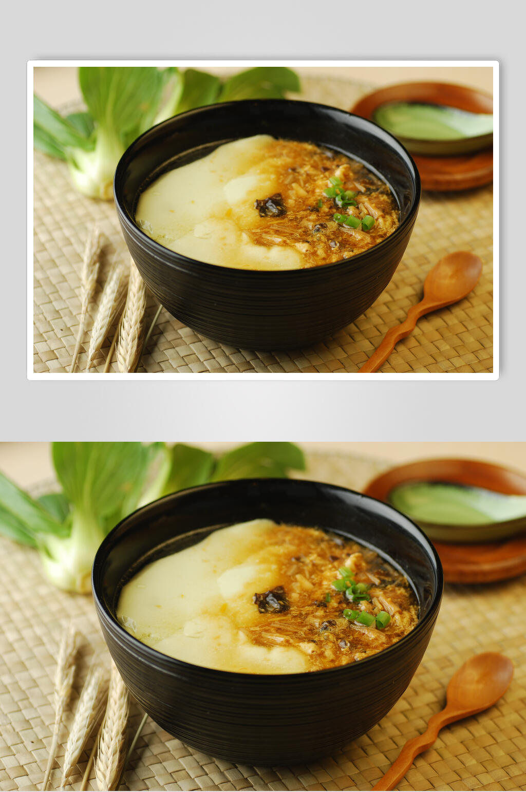 豆花甜品美食特写图片素材