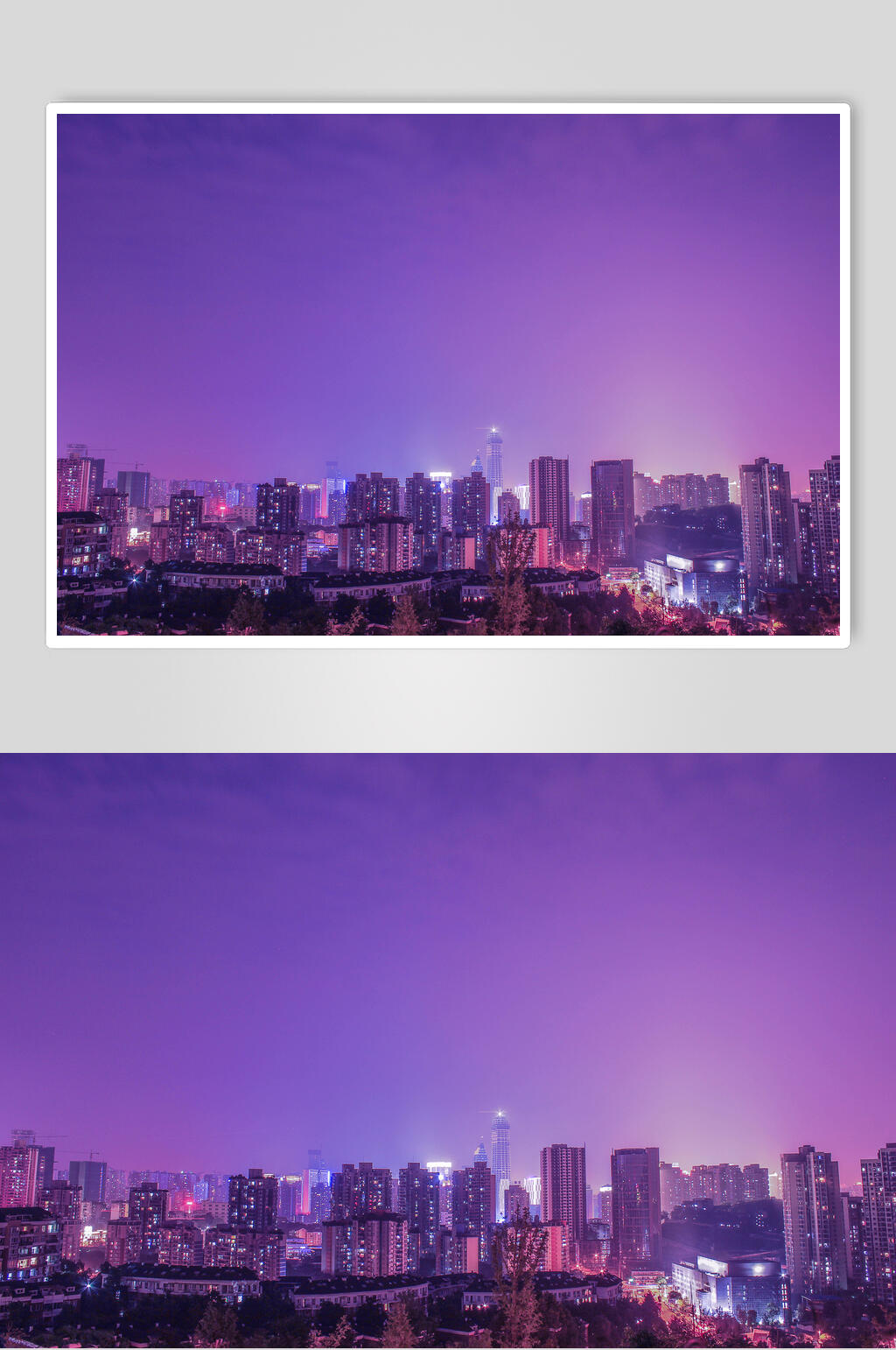 重庆城市夜景图片素材