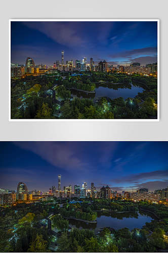 北京风光建筑俯瞰山水高清图片