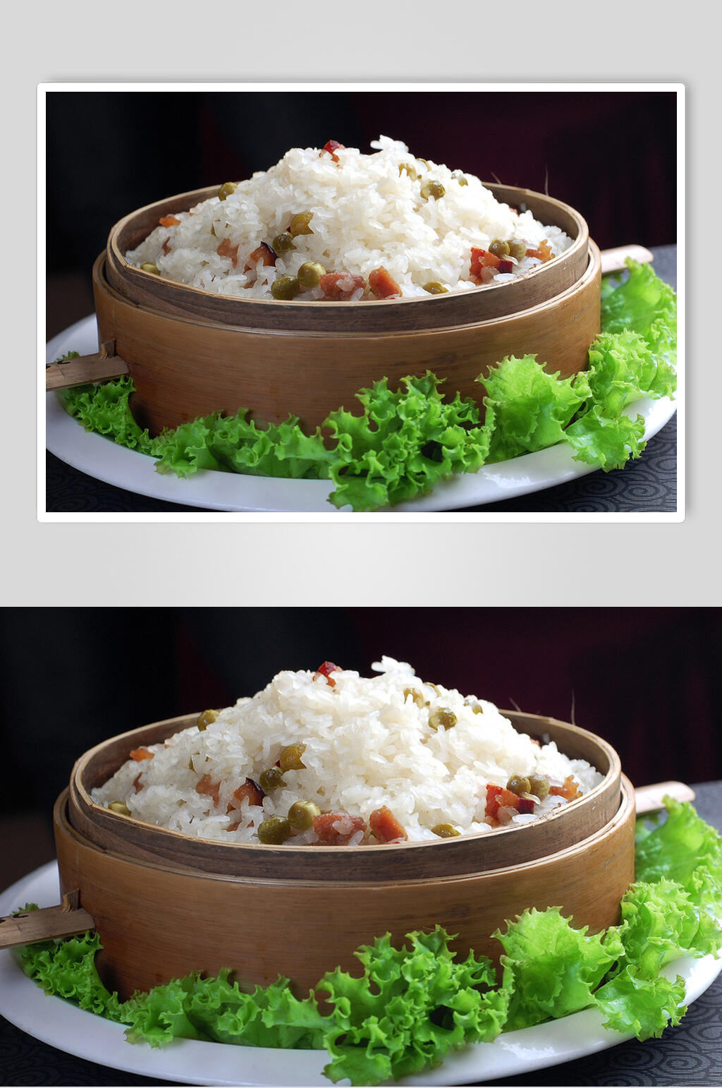 腊味糯米饭高清图片素材