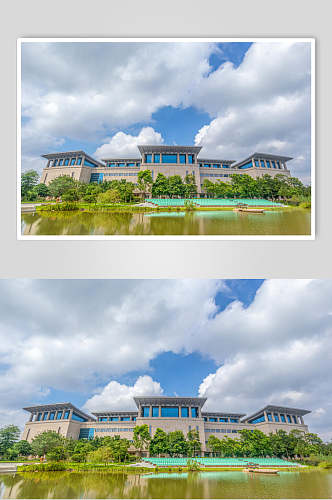 广西民族博物馆建筑高清图片