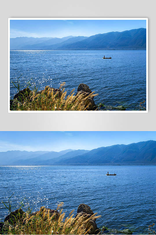 午后洱海高清图片