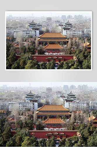 北京风光建筑俯瞰高清图片