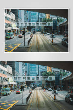 香港风景立交桥高清图片