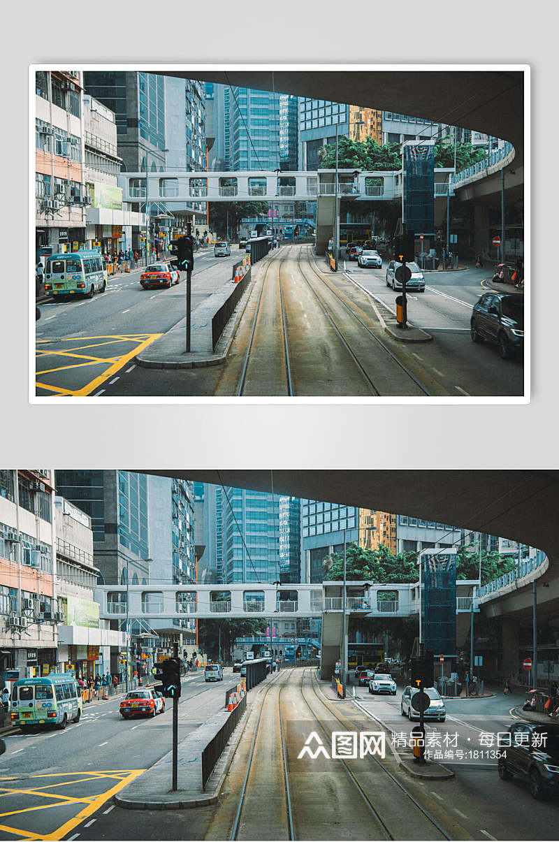 香港风景立交桥高清图片素材