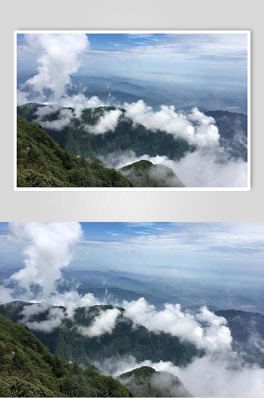 峨眉山山顶背景图高清图片