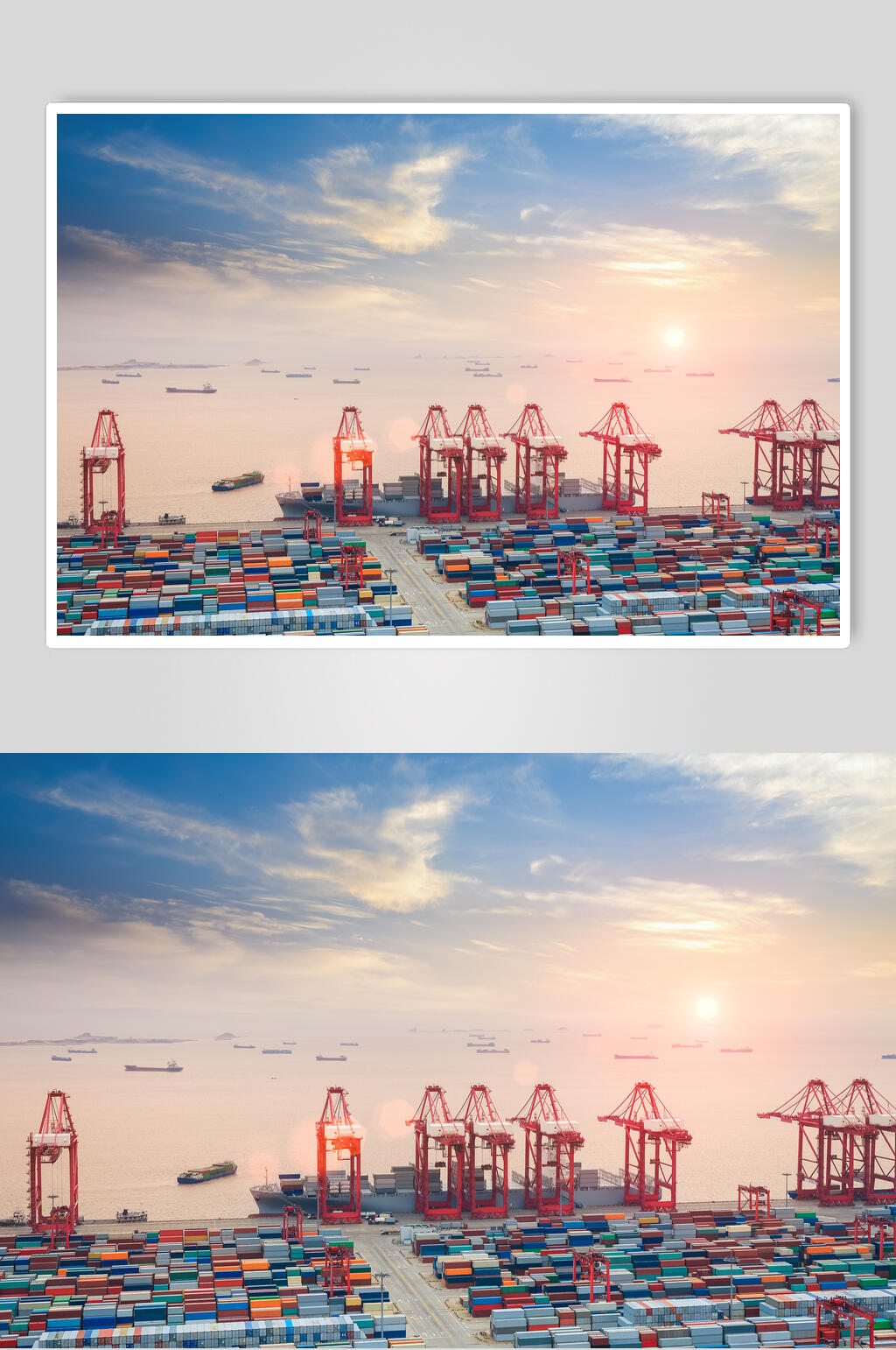 货船轮船航运高清图片素材
