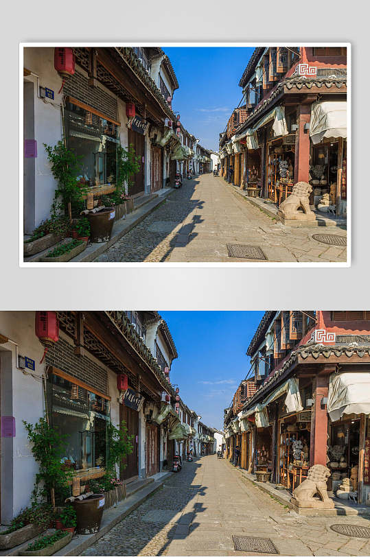 苏州同里古镇景区街景高清图片