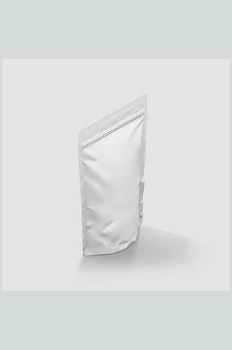 白色金属盒咖啡茶叶包装袋样机效果图